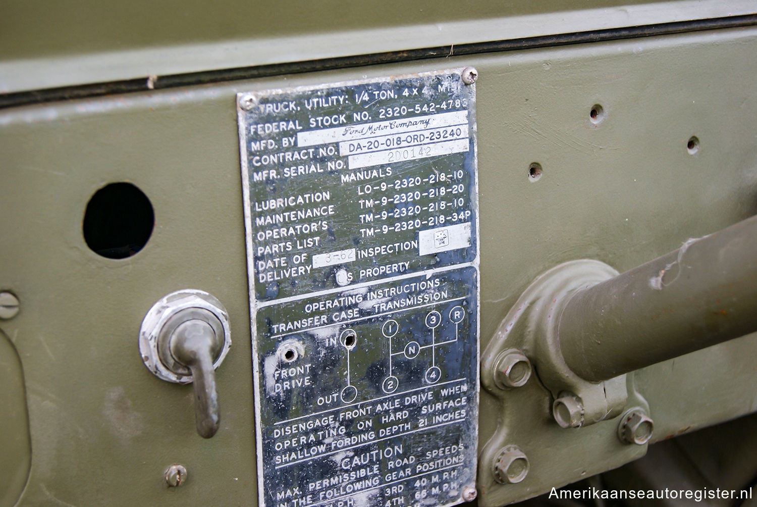Ford M151 uit 1960